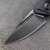 5in Small Pocket Knife, Multifunctional Utility EDC Folding Knife for Camping Hiking, D2 Blackwashed Blade, G10 Handle with Belt Clip, Gift for Man view 4