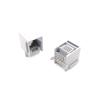 100PCS RJ11 Gray 6P6C RJ11 Phone Jack 90 Degree 6-pin Crystal Head Female Socket Connector 623PCB-6P6C view 2