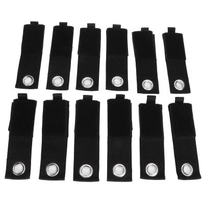 12PCS Cord Wrap, Reusable Heavy Duty Cable Straps and Hook Loop Cords, Adaptable Extension Cord Holder Organizer for Garage House Car RV