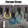 12PCS Cord Wrap, Reusable Heavy Duty Cable Straps and Hook Loop Cords, Adaptable Extension Cord Holder Organizer for Garage House Car RV view 2