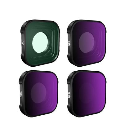 BRDRC Lens Filter Set for GoPro Hero 11 10 9 ND32 ND16 ND8 CPL UV Neutral Density Optical Glass Action Camera Accessories (Color : CPL ND8 ND16 ND32)