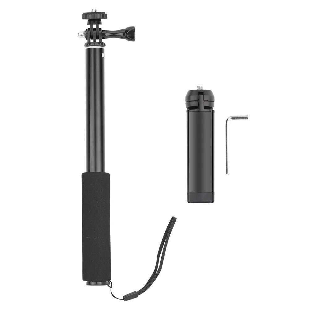Tripod Selfie Stick Extend Pole Aluminum Alloy Extension Rod for DJI Osmo Action Sports Camera Stabilizers Accessories