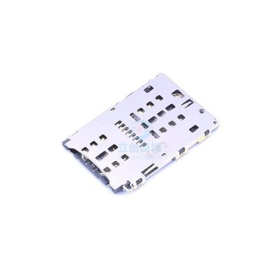 (1 Pcs) Narrow Body Three Choose Two Nano+Nano+TF Card Holder Without Card Tray SD Card Connector SMD Card Holder CS-213