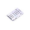 (1 Pcs) Narrow Body Three Choose Two Nano+Nano+TF Card Holder Without Card Tray SD Card Connector SMD Card Holder CS-213 view 1
