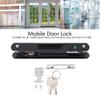 Door Lock Lock Catch Sliding Sliding Door Window Hook Lock Modern Mobile Door Single Double Sided Lock Catch for Home view 3