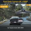 Fitcamx Front 2160P+Rear 1080P Dash Cam Adapts for Toyota Crown 2023-2025 XLE Limited Platinum (Gen16), OEM Look, Dual HD Video, Loop Recording, WiFi & APP, G-Sensor, Easy to Use, 128GB Card view 2