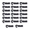 ZEZEFUFU 20 x Helmet Clips for Headlamp, Safety Cap Headlight Hooks Hardhat Clips Accessory view 1