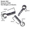 ZEZEFUFU 20 x Helmet Clips for Headlamp, Safety Cap Headlight Hooks Hardhat Clips Accessory view 2