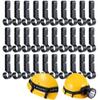 ZEZEFUFU 20 x Helmet Clips for Headlamp, Safety Cap Headlight Hooks Hardhat Clips Accessory view 4