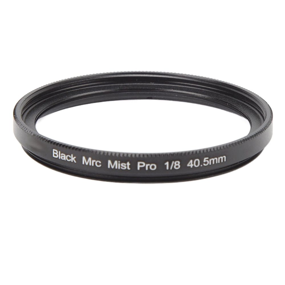 37/39/40.5/43/46mm Black Diffusion 1/8 Filter Mist Soft Diffuser Lens Filters (40.5MM)