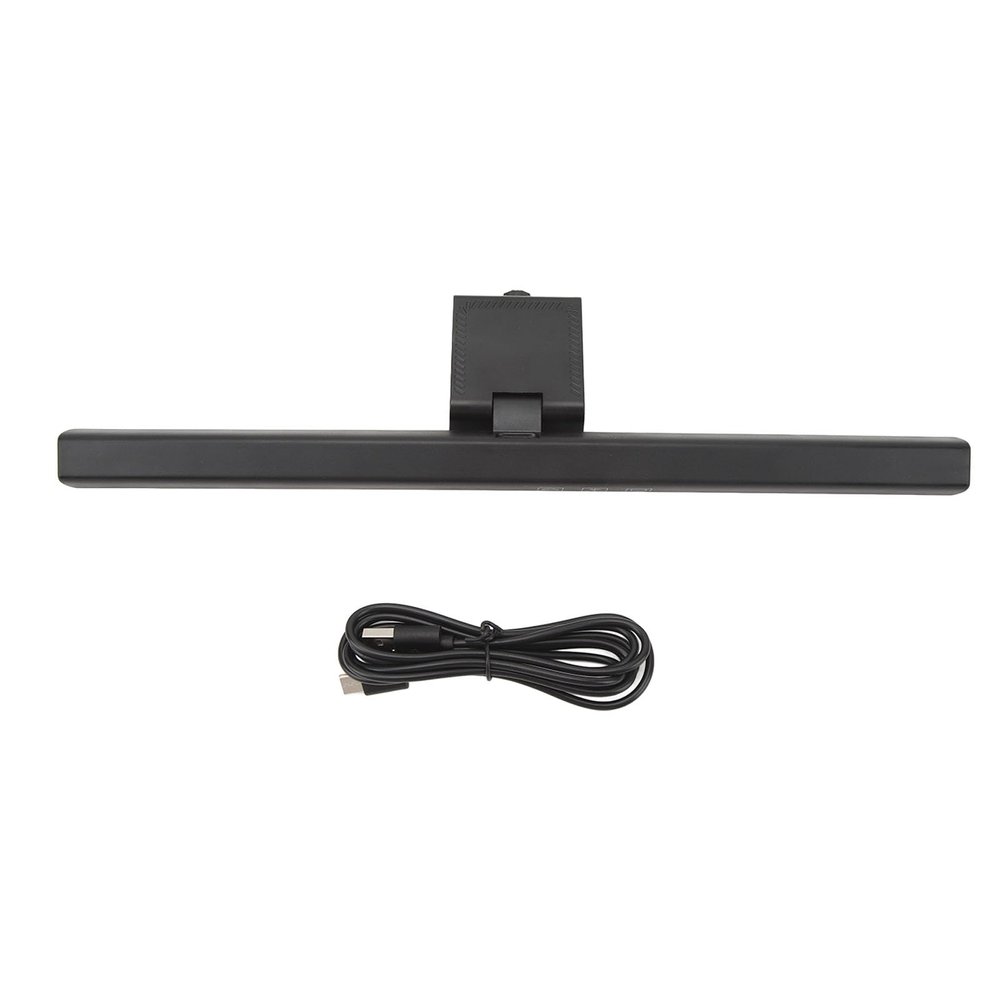 Laptop Monitor Lamp for Led Desk for Lamp Screen Asymmetrical Light Eye Protection for Lamp Hanging for Lamp Anti Blue Light Black 33Cm Desk Light Black Lights Black Light Fixtures