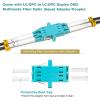 10 Meters Armored Fiber Patch Cable OM3, LC to LC Fiber Optic Cable Cord 10GB/Gigabit Multimode Jumper Duplex 50/125um, Multi Mode Outdoor OM3 LC Fiber 30 Foot view 4