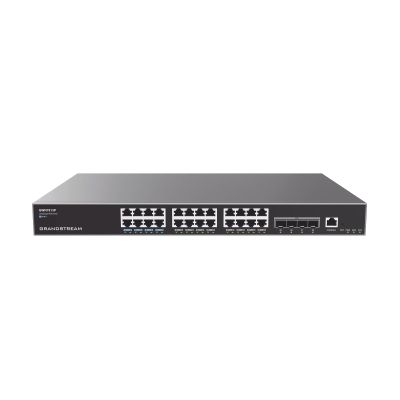 Grandstream GWN7813P | 24-Port Gigabit Ethernet Layer 3 Managed PoE Switch