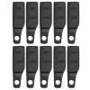 10pcs Walkie Talkie Earphone Jack Dust Cover for Baofeng UV 82 UV 8 UV 8D UV 82HP Radio, Ideal Replacement, Rubber Material view 1