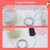 Wamlet 12V USB C Car Adapter Charger, 6.6Ft view 3