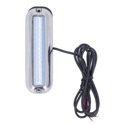 42 LED Beads Underwater Boat Lights, IP68, 125 Wide Angle, Marine Light Lamp with Easy Installation (Red)