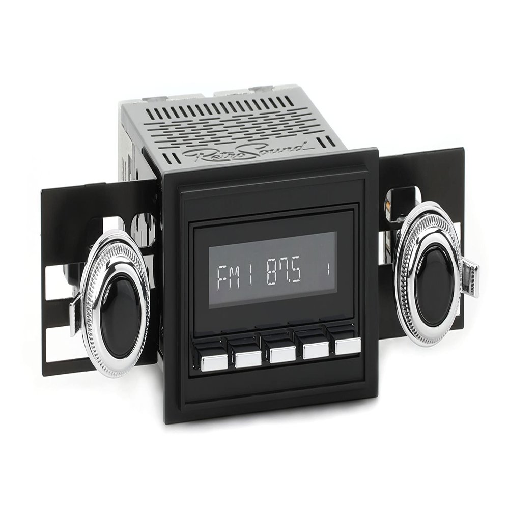 RetroRadio Compatible with 1972-76 Chevrolet Corvette Features Include Bluetooth, AUX, AM/FM LABC-M1-218-53-73C