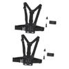 Uonlytech 2sets Adjustable Camera Chest Harness Strap for Sports Cameras Portable and Lightweight Design for Outdoor Photography Compatible and Similar Models view 1