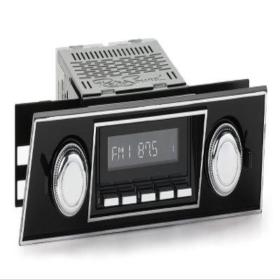 RetroRadio Compatible with 1967-68 Chevrolet Camaro Features Include Bluetooth, AUX, AM/FM LABC-M1-401-03-93C