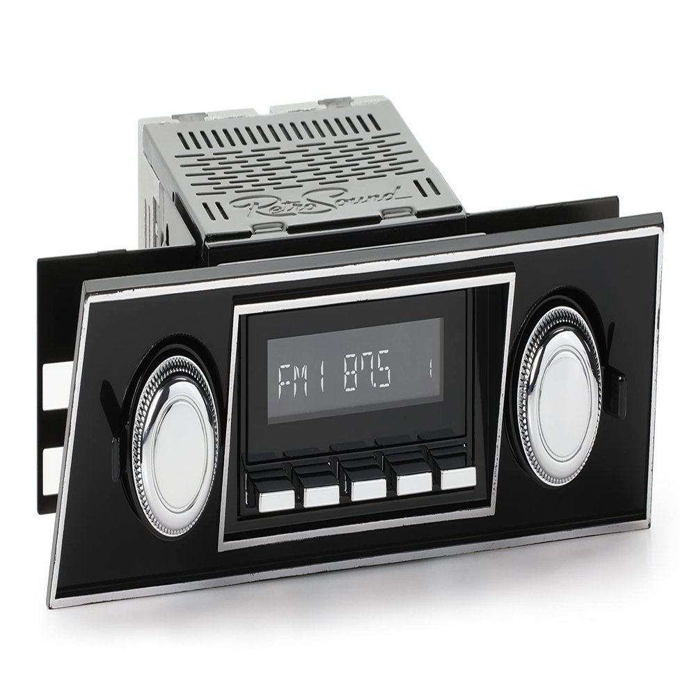 RetroRadio Compatible with 1967-68 Chevrolet Camaro Features Include Bluetooth, AUX, AM/FM LABC-M1-401-03-93C