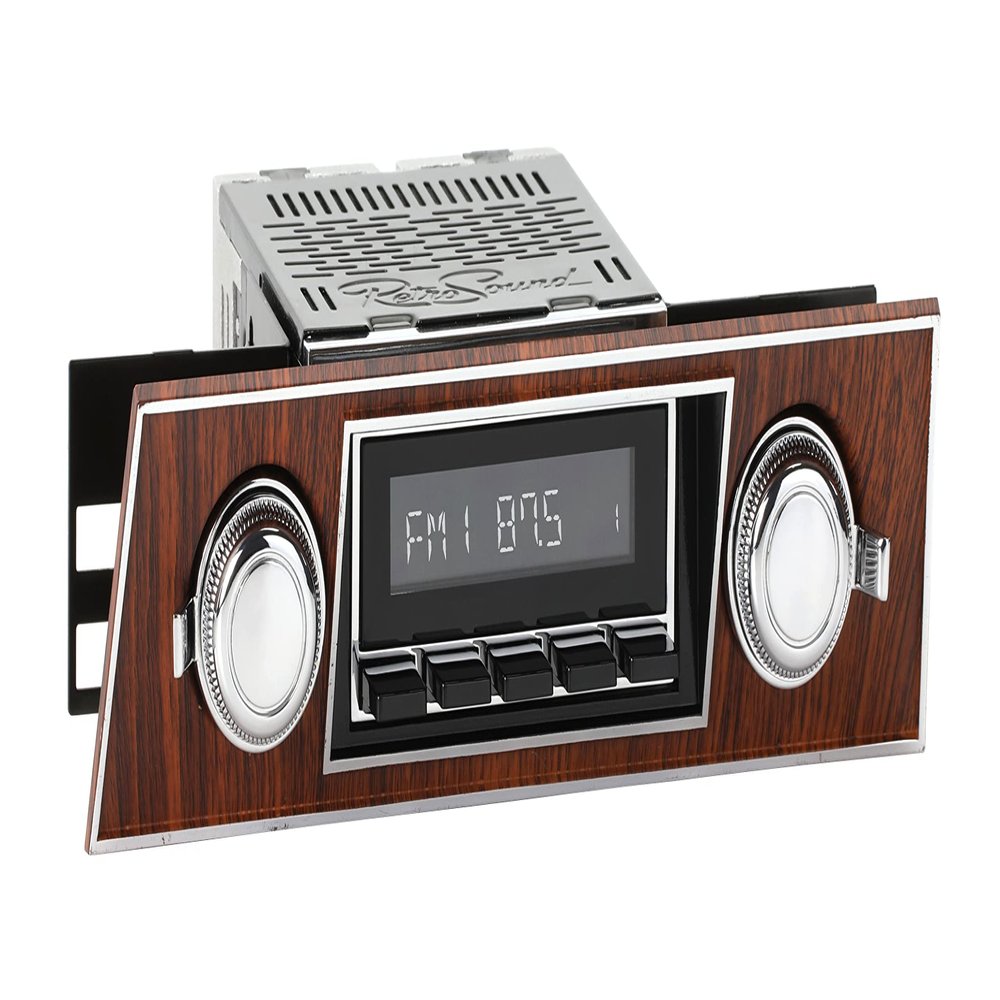 RetroRadio Compatible with 1967-68 Chevrolet Camaro Features Include Bluetooth, AUX, AM/FM LACB-M1-501-03P-73PC