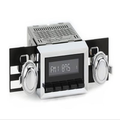 RetroRadio Compatible with 1973-87 Chevrolet C/K Series Truck Features Include Bluetooth, AUX, AM/FM LAB-M1-116-03-73C1