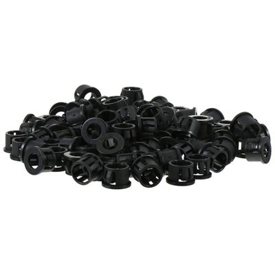 BUGUUYO 200pcs Cable Bushing Grommet Nylon Wire Protector for Pass-Through Easy Install Snap Grommets for Tidy Cable Management and Organization