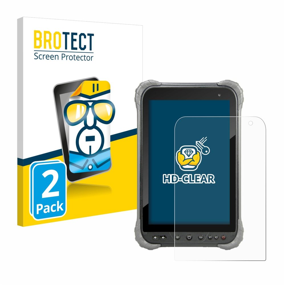 BROTECT 2-Pack Screen Protector Compatible with Juniper Systems Cedar CT8X2 - HD-Clear Protection Film