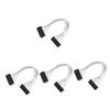 PartyKindom 4pcs Extension Power Cable Replacement ATX Power Extension Wire Motherboard Cable Kit Tinned Oxygen Wire view 1