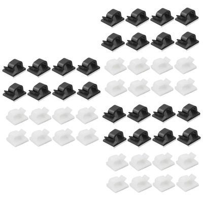 OSALADI 180pcs Wire Clips for Cord Management Self Adhesive Hook Adhesive Cable Clips for Home