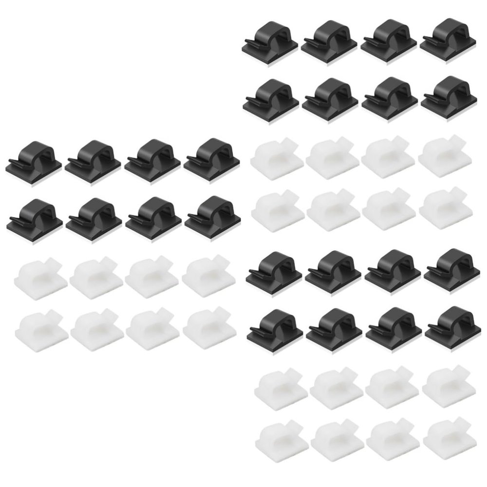 OSALADI 180pcs Wire Clips for Cord Management Self Adhesive Hook Adhesive Cable Clips for Home