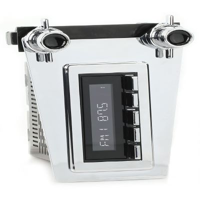RetroRadio Compatible with 1963-67 Chevrolet Corvette Features Include Bluetooth, AUX, AM/FM LABC-M1-110-112-291-54P-71PC