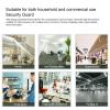 1080p Indoor Outdoor Security Camera Head Camera Universal Rotation Night Vision Smart Ball Head Conch Conch Q1 for Home Security view 4