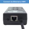 ezOutlet5-2R - Dual Outlet Internet Enabled IP & WiFi Remote Power Switch with Automatic Reboot - iOS | Android | Cloud | 2 Web Controllable AC Power Outlets - Model EZ-73a view 3