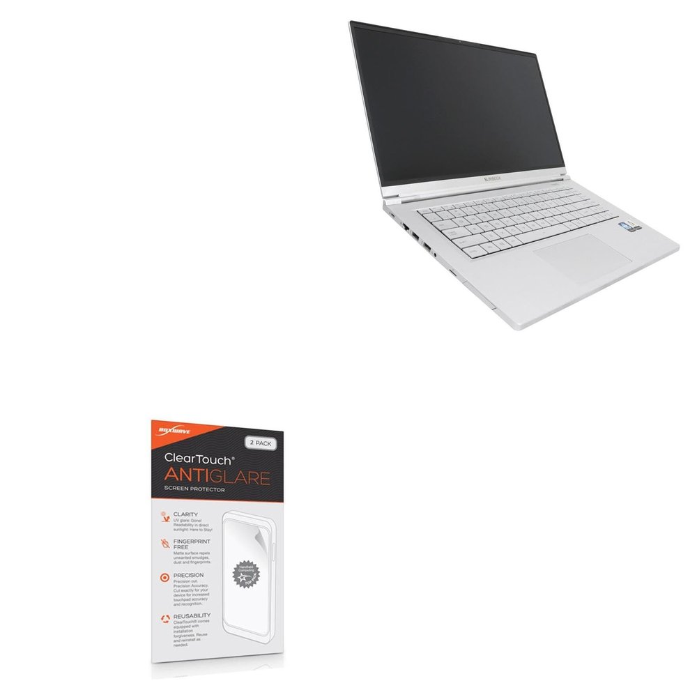 BoxWave Screen Protector Compatible with Slimbook Prox (15.6 in) - ClearTouch Anti-Glare (2-Pack), Anti-Fingerprint Matte Film Skin