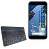 BoxWave Keyboard Compatible with Energizer Ultimate 505s - SlimKeys Bluetooth Keyboard, Portable Thin with Chiclet-Style Keys - Jet Black view 1