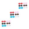 GLEAVI 36sets Silicone Skid Glasses Sleeves Round Shape Retainers for Eyewear Fit Glasses and Sunglasses Comfortable Non- Mixed Colors view 1