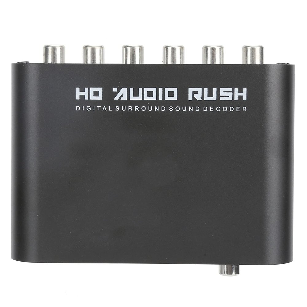 Digital Audio Converter, AC-3 Analog Stereo Audio Decoder for Home for Concert Hall (Host+USB+Optical Fiber)
