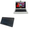 BoxWave Keyboard Compatible with Linsay F10XIPSBDS (10.1 in) - SlimKeys Bluetooth Keyboard - with Backlight, Portable Slim LED 7 Colors - Jet Black view 1