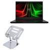 BoxWave Stand and Mount Compatible with Razer Blade 14 RTX 3070 Ti - Executive VersaView Laptop Stand, Ergonomic Adjustable Viewing Angle Metallic Riser - Metallic Silver view 1