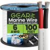 GEARit 6 Gauge Marine Wire, 6/2 AWG (100ft) Duplex 2-Conductor Insulated Red & Black Cable, Marine Grade Tinned Copper Oxygen Free for Boat, Automotive, RV, Camper, Trailer, Electrical view 1