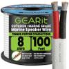 GEARit 8 Gauge Marine Wire, 8/2 AWG Tinned Copper Electrical Wire, 100ft view 1