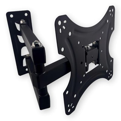 Watchman WM-S2 Model X-200 Black TV Monitor CCTV Wall Mount Bracket, Black; Fits Most 17" to 42" Flat Panel TVs and Monitors; VESA 200; Load Capacity 44 Pounds; Tilt: +- 15 Degrees