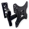 Watchman WM-S2 Model X-200 Black TV Monitor CCTV Wall Mount Bracket, Black; Fits Most 17" to 42" Flat Panel TVs and Monitors; VESA 200; Load Capacity 44 Pounds; Tilt: +- 15 Degrees view 1