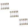 Uonlytech 15pcs Nickel Plated AGU Fuse Tube for Car Audio Automotive Fuse Block Easy Installation view 1