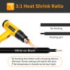 AONOMI Rhino 5200 Label Maker Heat Shrink Tube 1/4" 6mm White on Black and Black on White Heat Shrink Tubing Compatible with DYMO Rhino 4200 5200 6000 6000+ Label Maker,8-Pack view 4