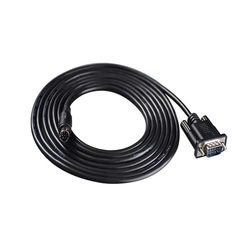 TK6100-FX Compatible FX Series Connectivity Touch Screen TK6100,TK6102 Series PLC Cable Black 10 Meters