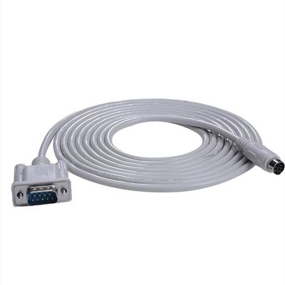TK6100-FX Compatible FX Series Connectivity Touch Panel TK6100,TK6102 Series PLC Cable Light Gray 3m