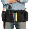 ZIORS Hair Stylist Apron Hair Cutting Apron Hairstylist Waist Belt Hipster Salon Belt Half Waist Apron for Salons Hairdressing Tools Storage Holster with Belts Hairdresser Apron for Cosmetology view 1