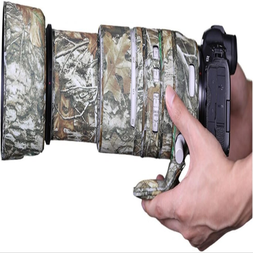 Chasing BIRDSWaterproof Lens Coat Camouflage Rain Cover for Canon RF 100-500mm F/4.5-7.1 L is USM (DSMC)